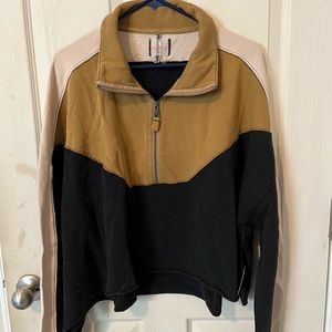 NWT - Free people movement half zip pullover
